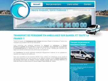 Ambulance Azur Océane - transport de personne sur Bandol véhicule neuf et bien équipé