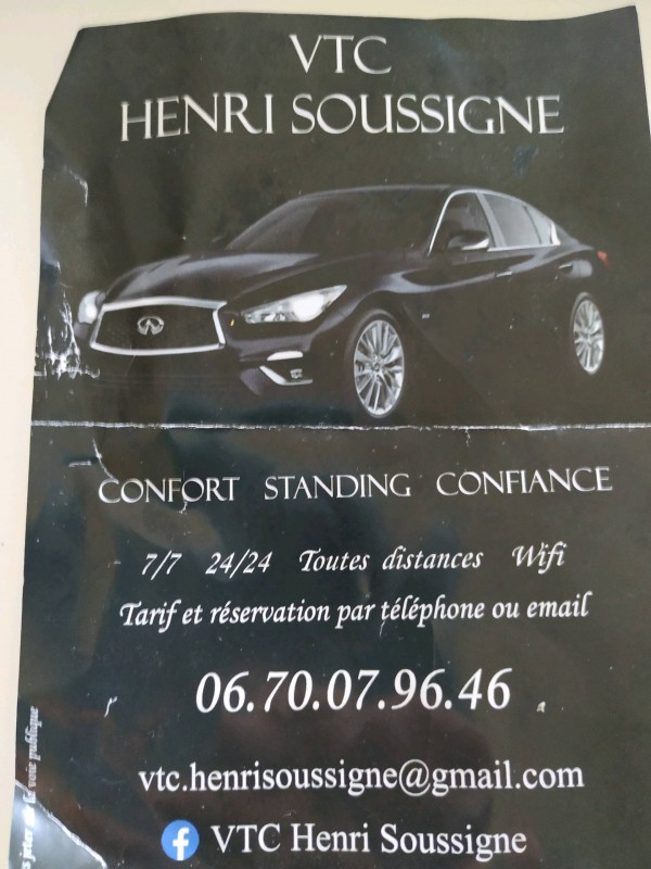 Réserver un chauffeur privé au de gamme à Aéroport Toulouse-Blagnac VTC Henri Soussigne
